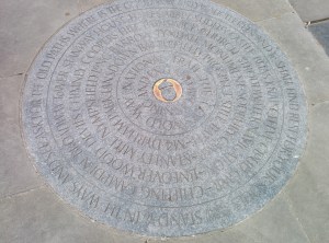 The end marker (a new one just installed at the start too)